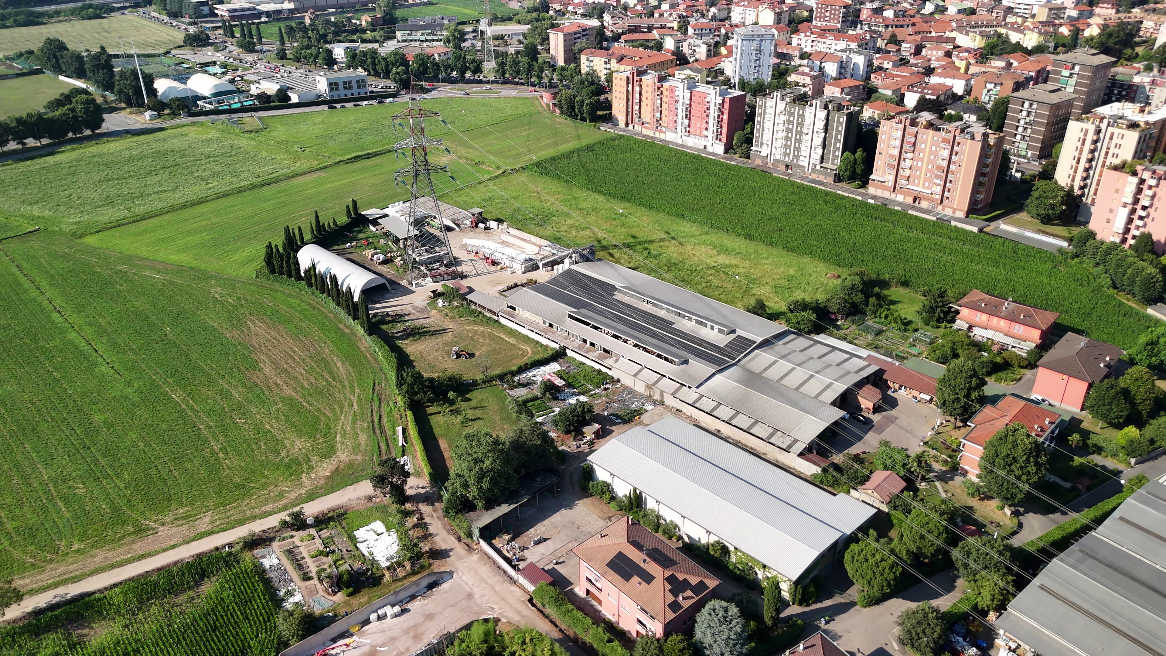 Fattoria Maccazzola — vista aerea